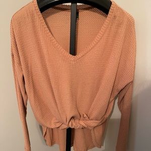 Wild Fable V Neck Tie Shirt